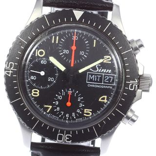 シン(SINN)の訳あり ジン Sinn 256 クロノグラフ デイデイト 自動巻き メンズ _796466(腕時計(アナログ))