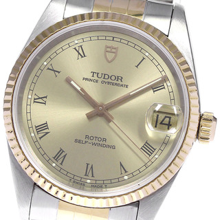 チュードル(Tudor)のチュードル TUDOR 72033 プリンスオイスターデイト YGベゼル 自動巻き ボーイズ 保証書付き_800668(腕時計(アナログ))