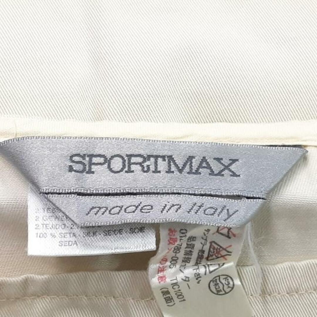 SPORTMAX(スポーツマックス) ワンピース サイズJI:38 レディース美品  - ベージュ×アイボリー ノースリーブ/ロング レディースのワンピース(その他)の商品写真