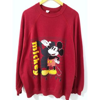 ディズニー(Disney)のDisney（ディズニー）ヴィンテージ　ミッキー　スウェット　トレーナー　ビッグサイズ【E2515-007】(スウェット)