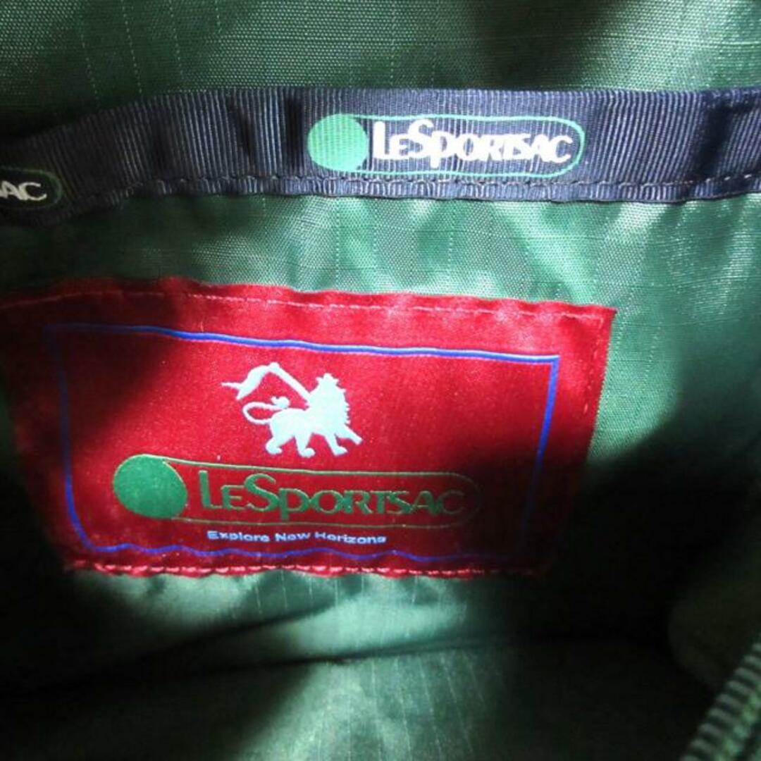 LeSportsac(レスポートサック)のLESPORTSAC(レスポートサック) ハンドバッグ - ベージュ×黒×グリーン Explore New Horizons/キルティング レスポナイロン×合皮 レディースのバッグ(ハンドバッグ)の商品写真