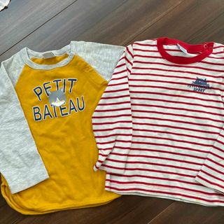 プチバトー(PETIT BATEAU)のプチバトー　ロンティー　81cm(シャツ/カットソー)