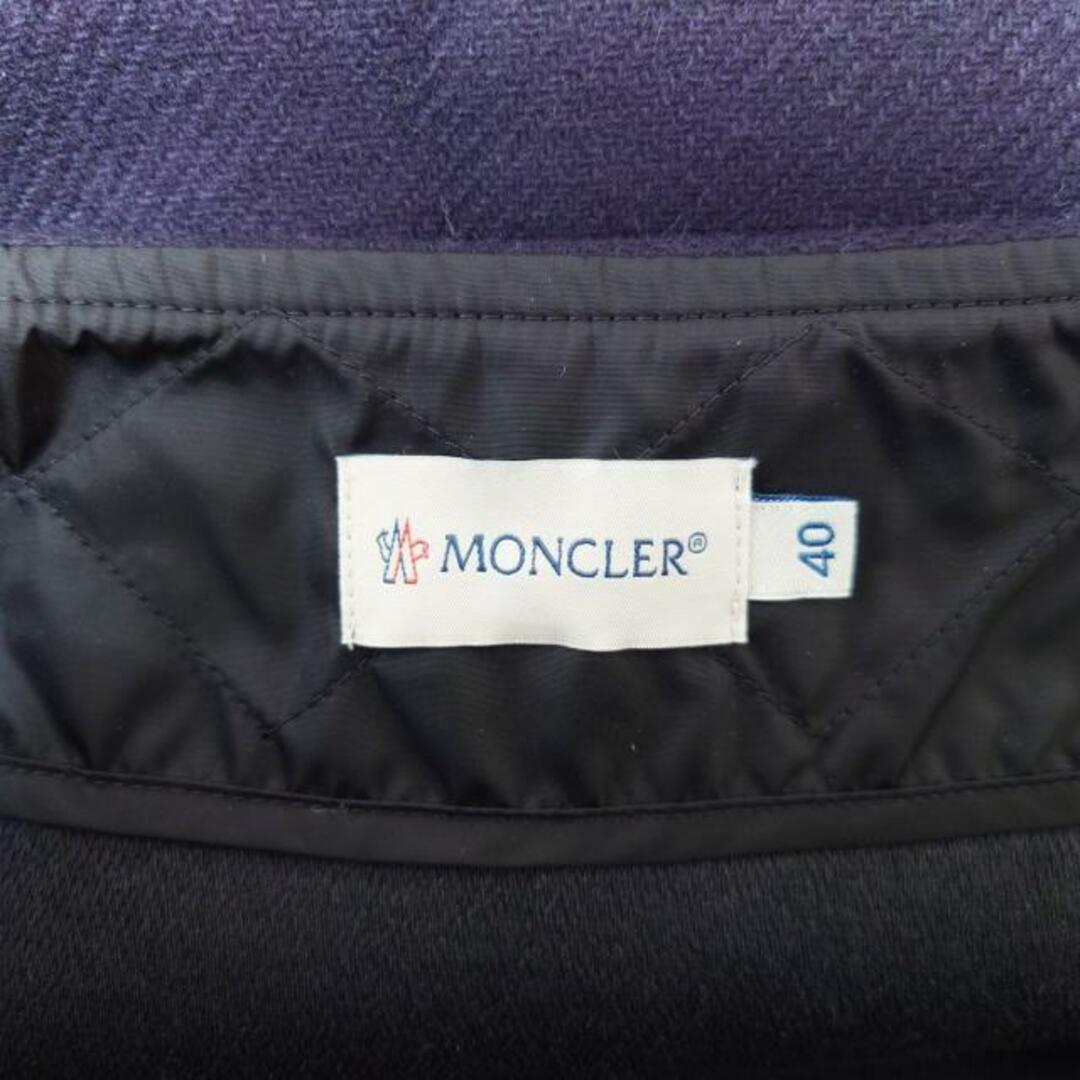 MONCLER(モンクレール)のMONCLER(モンクレール) ミニスカート サイズ40 M レディース美品  - ダークネイビー レディースのスカート(ミニスカート)の商品写真