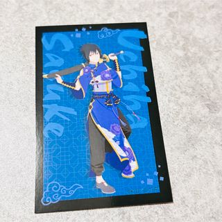 新品ナルト　サスケ　ミニフォトカード(キャラクターグッズ)