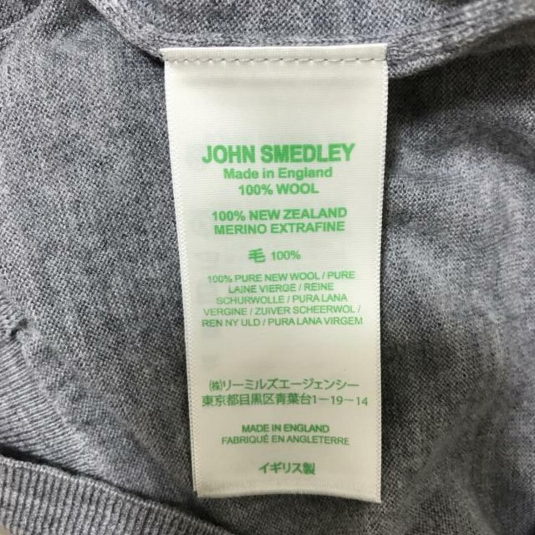 JOHN SMEDLEY(ジョンスメドレー)のJOHN SMEDLEY(ジョンスメドレー) 長袖セーター サイズS レディース美品  - グレー クルーネック レディースのトップス(ニット/セーター)の商品写真