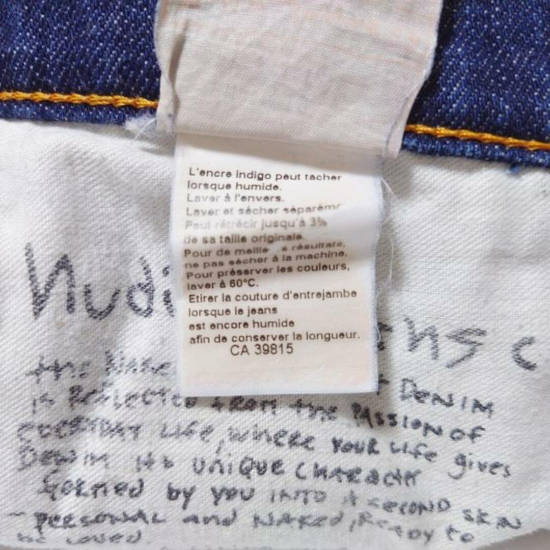 Nudie Jeans(ヌーディジーンズ)のNudieJeans(ヌーディージーンズ) ジーンズ サイズ29 / 32 メンズ - ダークネイビー フルレングス メンズのパンツ(デニム/ジーンズ)の商品写真