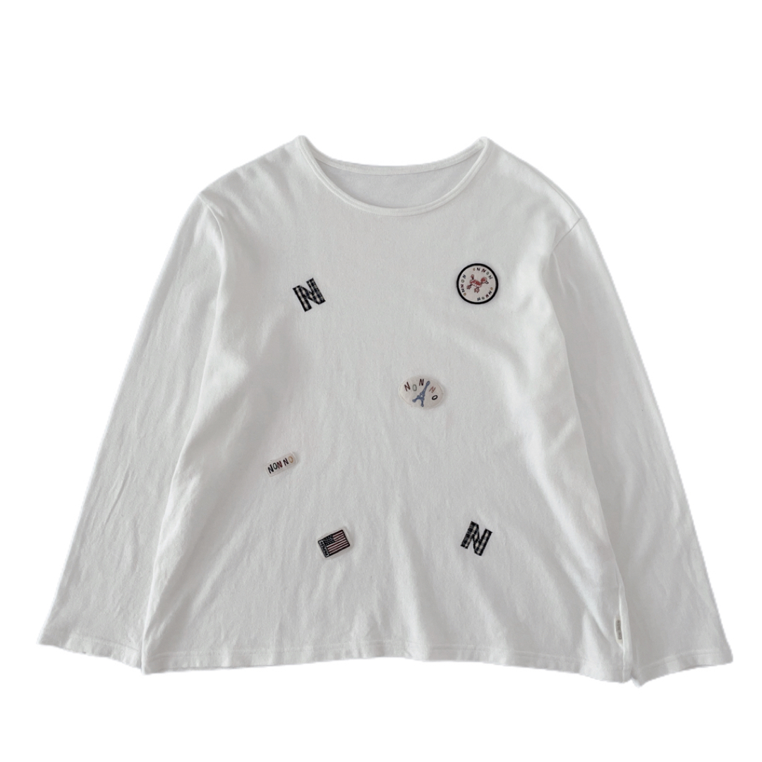 45rpm(フォーティーファイブアールピーエム)のMademoiselle NONNON オーガニックコットン天竺 カットソー レディースのトップス(Tシャツ(長袖/七分))の商品写真