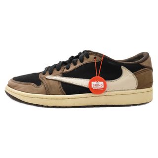 ナイキ(NIKE)のNIKE ナイキ ×TRAVIS SCOTT AIR JORDAN 1 LOW OG SP-T トラビススコット エアジョーダン1 ローカットスニーカー US11/29cm CQ4277-001 ブラウン(スニーカー)