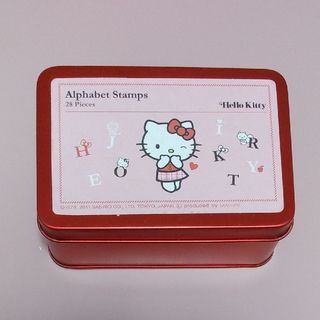 ハローキティ(ハローキティ)のハローキティ　缶入りアルファベットのスタンプ(印鑑/スタンプ/朱肉)