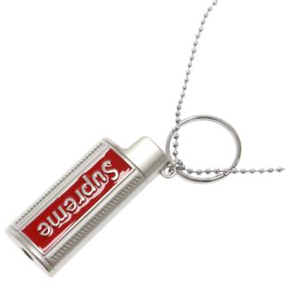 Supreme - SUPREME シュプリーム 19SS Metal Lighter Holster シュプリーム メタルライターホルスター ネックレス シルバー