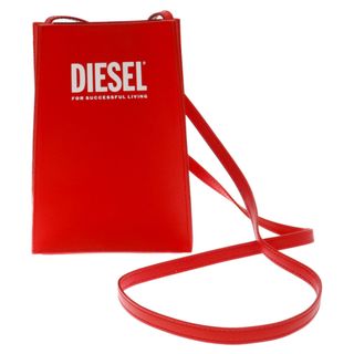 ディーゼル(DIESEL)のDIESEL ディーゼル ロゴプリント ミニ ショルダーバッグ レッド(ショルダーバッグ)