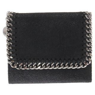 ステラマッカートニー(Stella McCartney)のSTELLA McCARTNEY ステラマッカートニー Falabella Small Flap Wallet ファラベラ コンパクトウォレット 三つ折り財布 ブラック 431000W9132(財布)