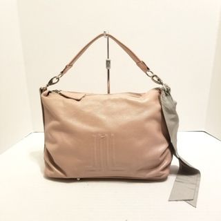 ランバンコレクション(LANVIN COLLECTION)のLANVIN COLLECTION(ランバンコレクション) ショルダーバッグ - ピンクベージュ レザー(ショルダーバッグ)