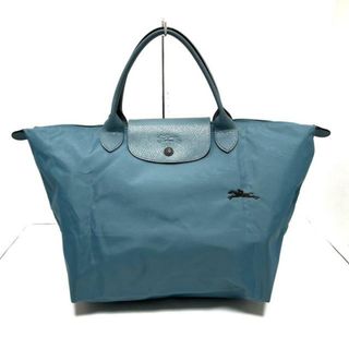 ロンシャン(LONGCHAMP)のLONGCHAMP(ロンシャン) ハンドバッグ ル・プリアージュネオ ライトブルー 折りたたみ ナイロン×レザー(ハンドバッグ)