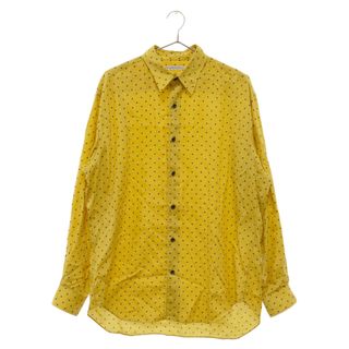 ジョンローレンスサリバン(JOHN LAWRENCE SULLIVAN)のJOHN LAWRENCE SULLIVAN ジョンローレンスサリバン 19SS Dots Rayon L/S Shirt ドットレーヨン長袖シャツ イエロー 3B001-0219-24(シャツ)