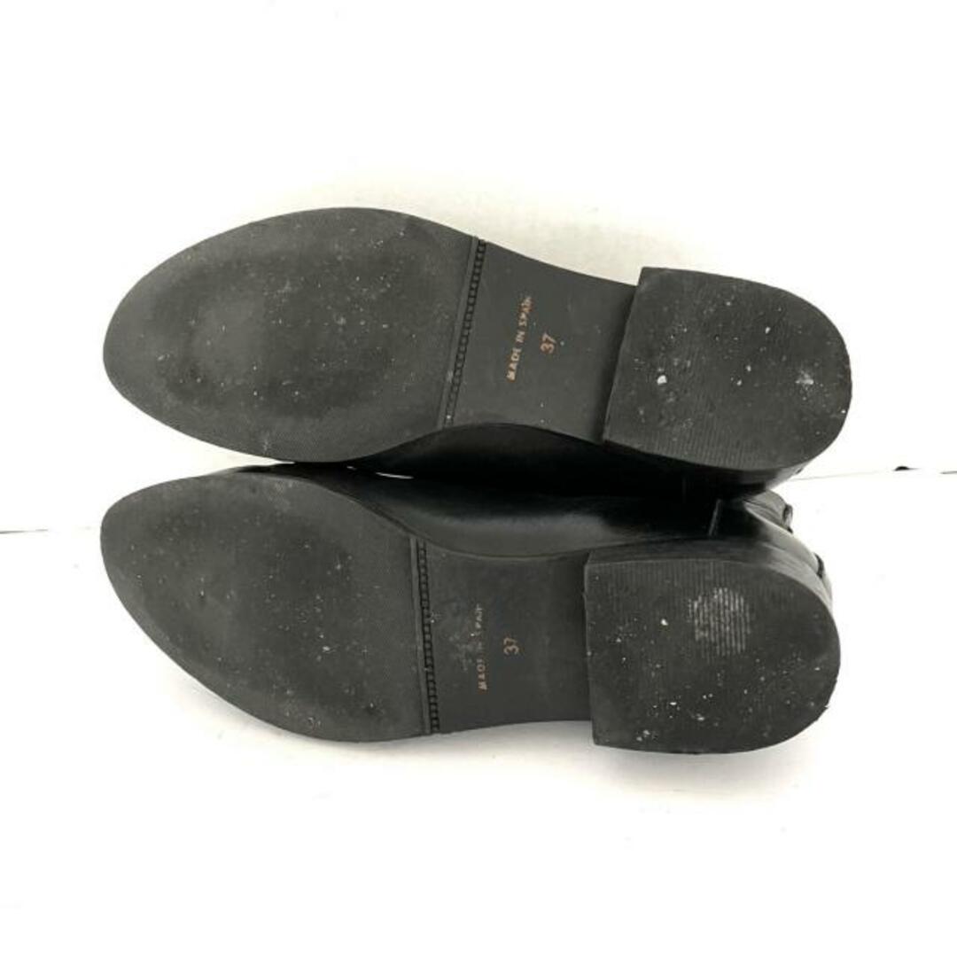 BEAMS(ビームス)のBEAMS(ビームス) ショートブーツ 37 レディース - 黒 サイドゴア レザー×化学繊維 レディースの靴/シューズ(ブーツ)の商品写真