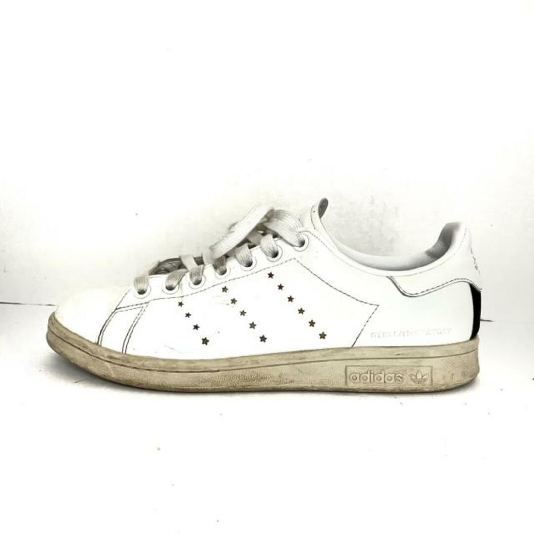 adidas by Stella McCartney(アディダスバイステラマッカートニー)のADIDAS BY STELLA McCARTNEY(アディダスバイステラマッカートニー) スニーカー 25 レディース - 白 スター(星) 合皮 レディースの靴/シューズ(スニーカー)の商品写真