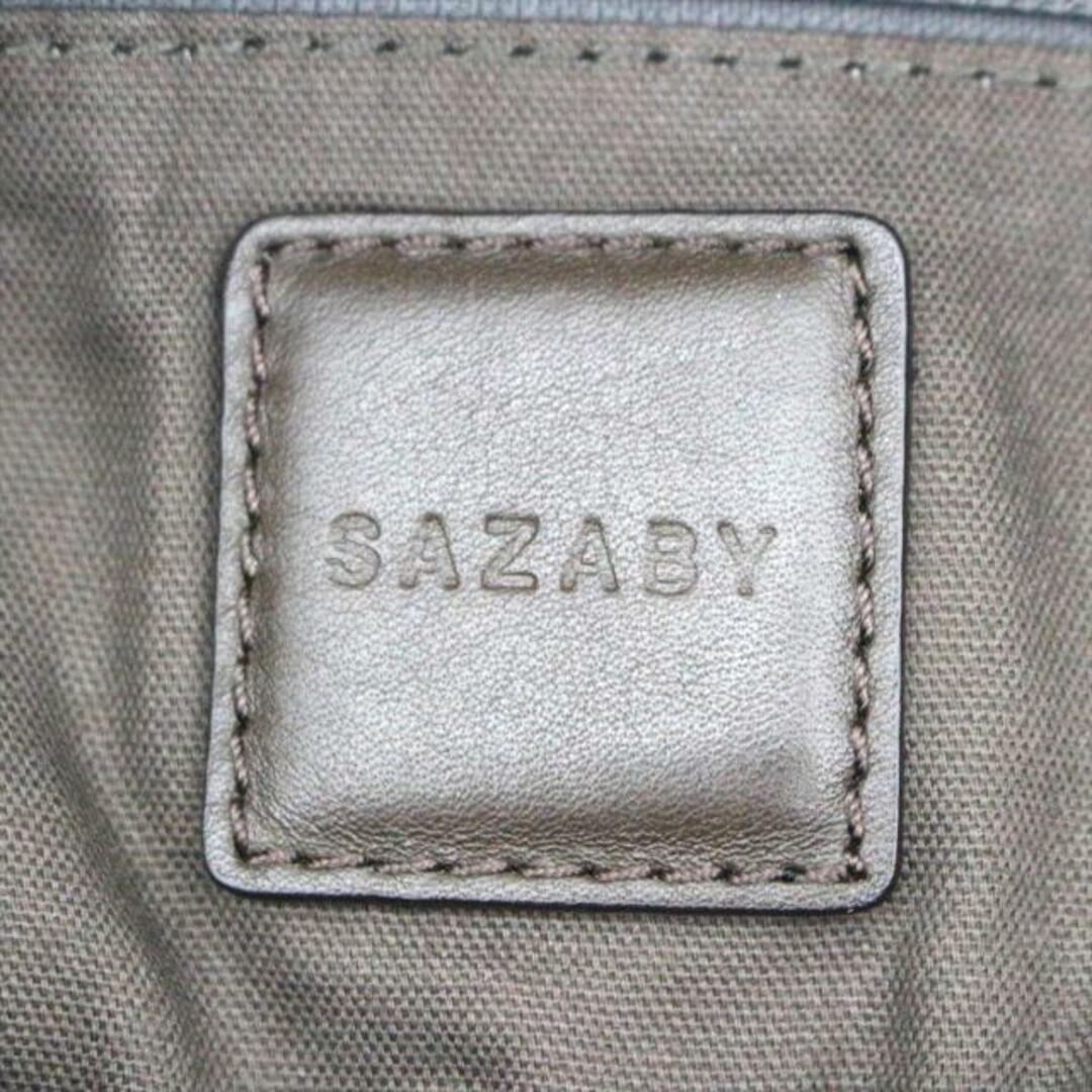 SAZABY(サザビー)のSAZABY(サザビー) ハンドバッグ美品  - ダークブラウン×ベージュ レザー レディースのバッグ(ハンドバッグ)の商品写真