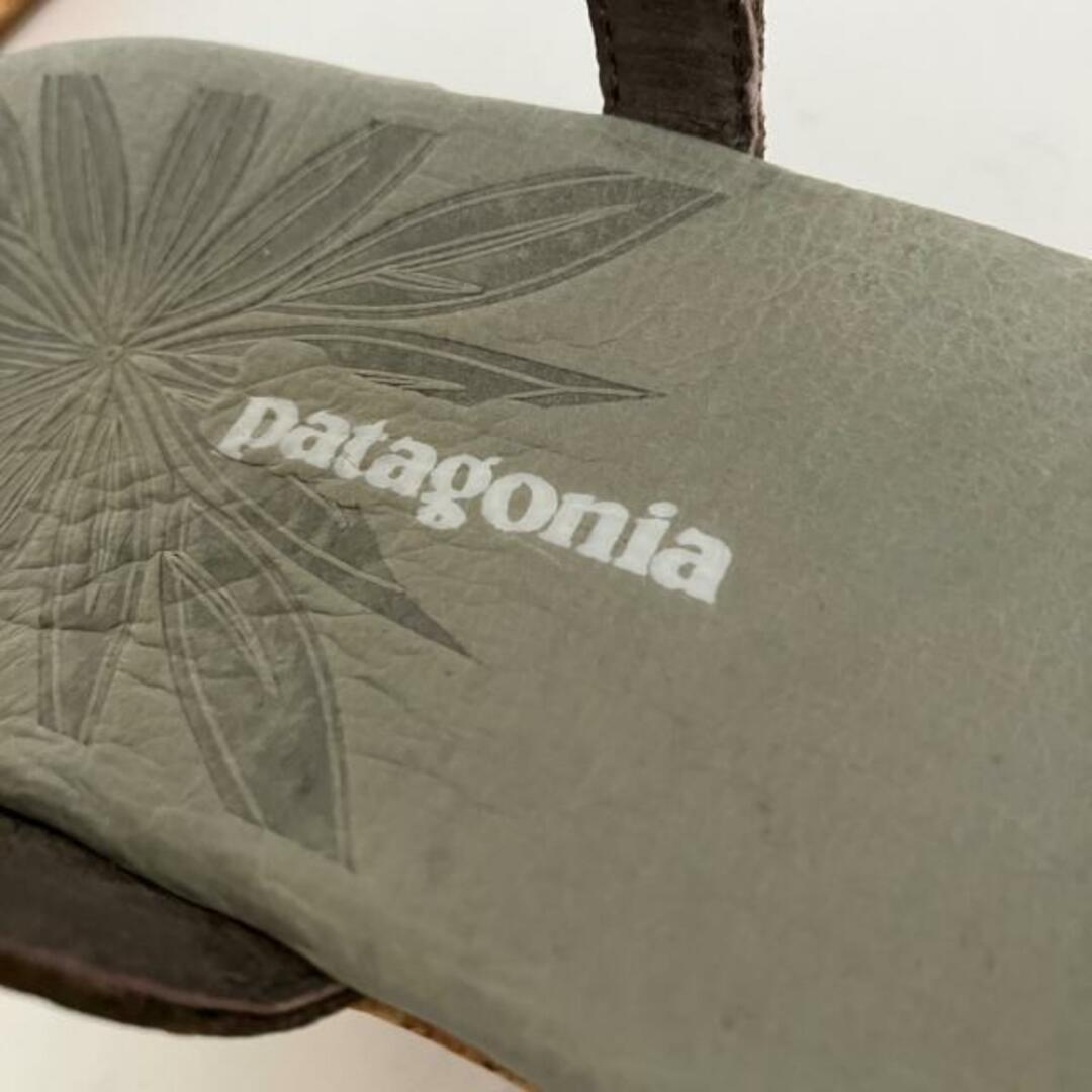 patagonia(パタゴニア)のPatagonia(パタゴニア) サンダル 6.5 M レディース - ダークブラウン ウェッジソール レザー レディースの靴/シューズ(サンダル)の商品写真