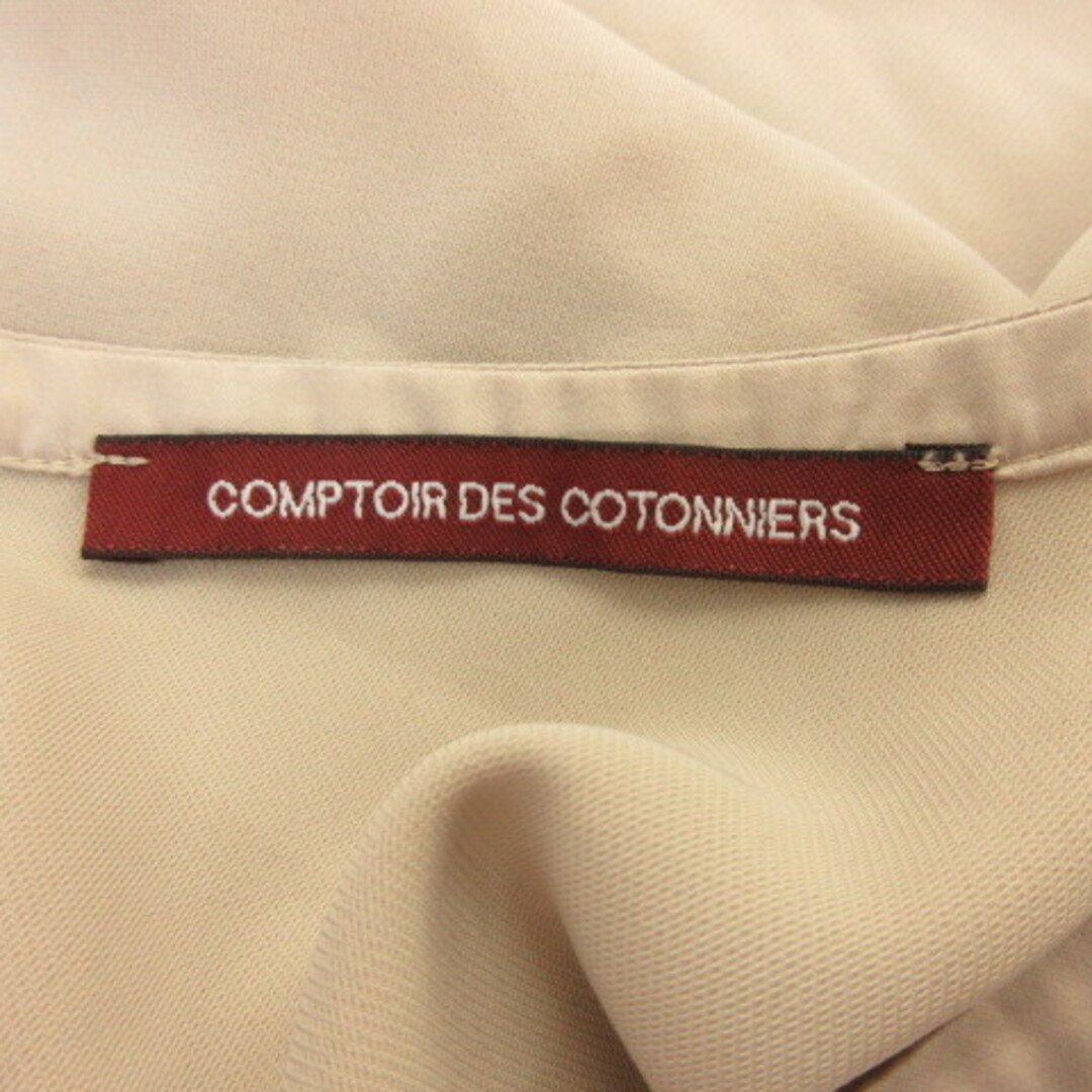 Comptoir des cotonniers(コントワーデコトニエ)のコントワーデコトニエ 膝丈ワンピース 半袖 ベージュ 9 レディースのワンピース(ひざ丈ワンピース)の商品写真