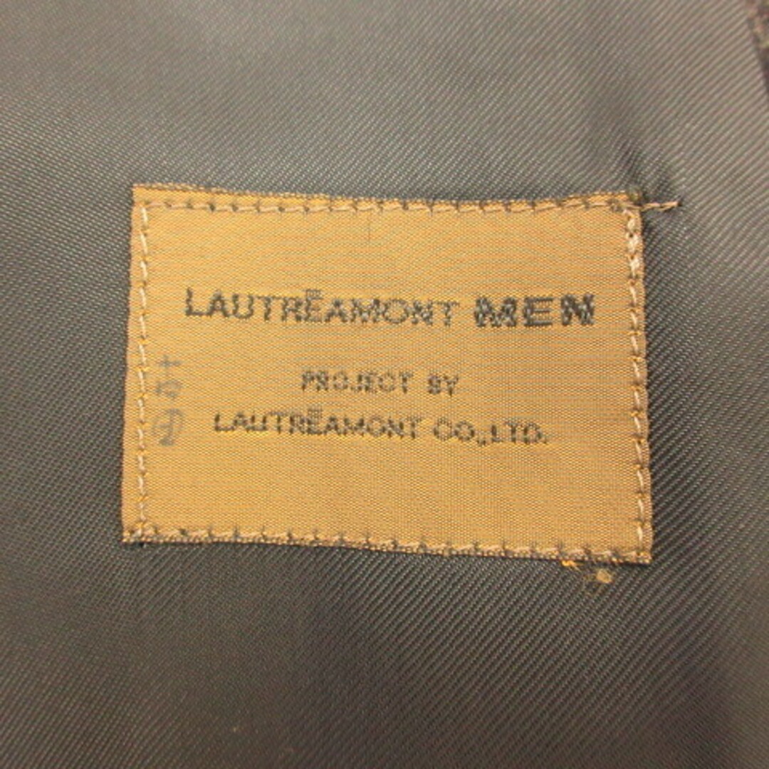 LAUTREAMONT(ロートレアモン)のロートレアモン LAUTREAMONT MEN ベスト チェック 黒 *T483 メンズのトップス(ベスト)の商品写真