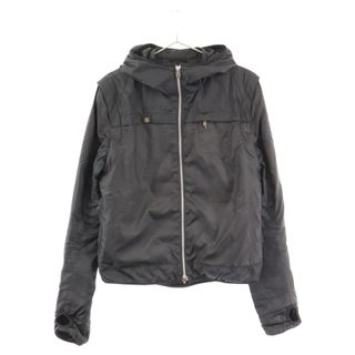 クロムハーツ(Chrome Hearts)のCHROME HEARTS クロムハーツ Nylon Jacket 中綿ジップナイロン ブルゾン 2Way ベスト ダガージップ クロスパッチ ブラック(ブルゾン)