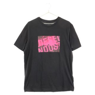 ディーゼル(DIESEL)のDIESEL ディーゼル デザインプリント クルーネック 半袖Tシャツ ブラック(Tシャツ/カットソー(半袖/袖なし))