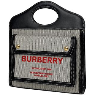 バーバリー(BURBERRY)のバーバリー ロゴ ハンドバッグ レディース 【中古】(ハンドバッグ)