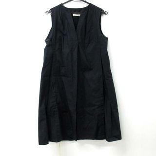 バルバ(BARBA)のBARBA(バルバ) ワンピース サイズ4 XL レディース - 黒 開襟/半袖/ひざ丈(その他)