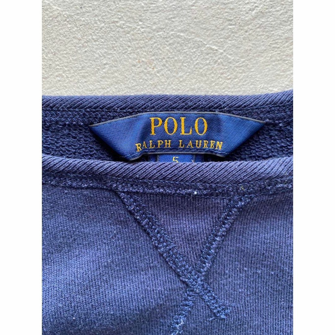 POLO RALPH LAUREN(ポロラルフローレン)のポロラルフローレン ロゴ刺繍スウェット トレーナー ネイビー (y100) キッズ/ベビー/マタニティのキッズ服男の子用(90cm~)(その他)の商品写真