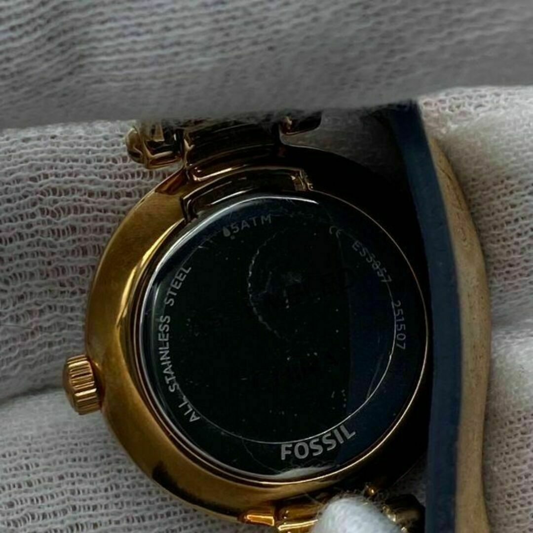 FOSSIL(フォッシル)の《稼動品　美品》　フォッシル　レディース腕時計　クォーツ　ES3857 レディースのファッション小物(腕時計)の商品写真
