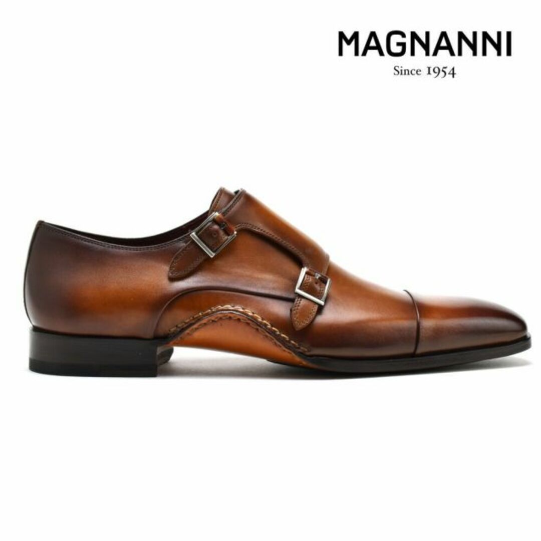 MAGNANNI(マグナーニ)の【CUERO】マグナーニ ドレスシューズ メンズ ダブルモンク オパンカ 革靴 ブラウン 茶 CUERO MAGNANNI【送料無料】 メンズの靴/シューズ(ドレス/ビジネス)の商品写真