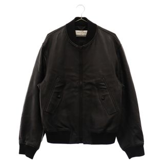 DRIES VAN NOTEN ドリスヴァンノッテン 22AW LANVERS LEATHER BOMBER JACKET ランバース レザー ボンバー ジャケット ブラック