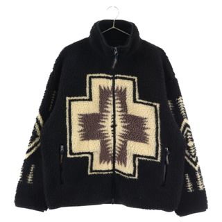 ペンドルトン(PENDLETON)のPENDLETON ペンドルトン ネイティブ柄 ジップアップ ボアジャケット ネイビー 1475-5010(フライトジャケット)