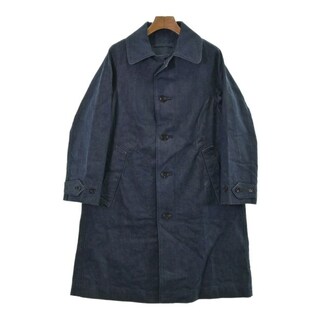 【未使用品】45R インディゴ フリンジ 羽織 ジャケット 定価89000円