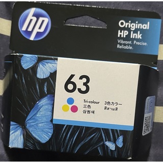 ヒューレットパッカード(HP)の【新品未開封】期限切れインク HP純正 63 3色カラー(PC周辺機器)