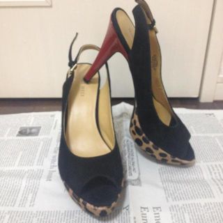 ナインウエスト(NINE WEST)のナインウェスト❤ヒョウ柄＆赤ヒール(ハイヒール/パンプス)