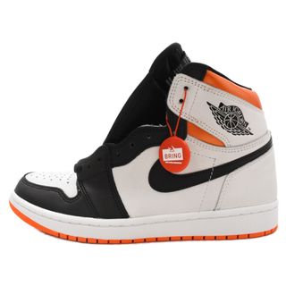 ナイキ(NIKE)のNIKE ナイキ AIR JORDAN 1 HIGH OG ELECTRO ORANGE エア ジョーダン 1 ハイ エレクトロオレンジ スニーカー ホワイト/オレンジ US9 555088-180(スニーカー)