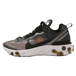 ナイキ(NIKE)のNIKE ナイキ REACT ELEMENT 87 リアクトエレメント 87 ローカットスニーカーシューズ ブラック US10 AQ1090-001(スニーカー)