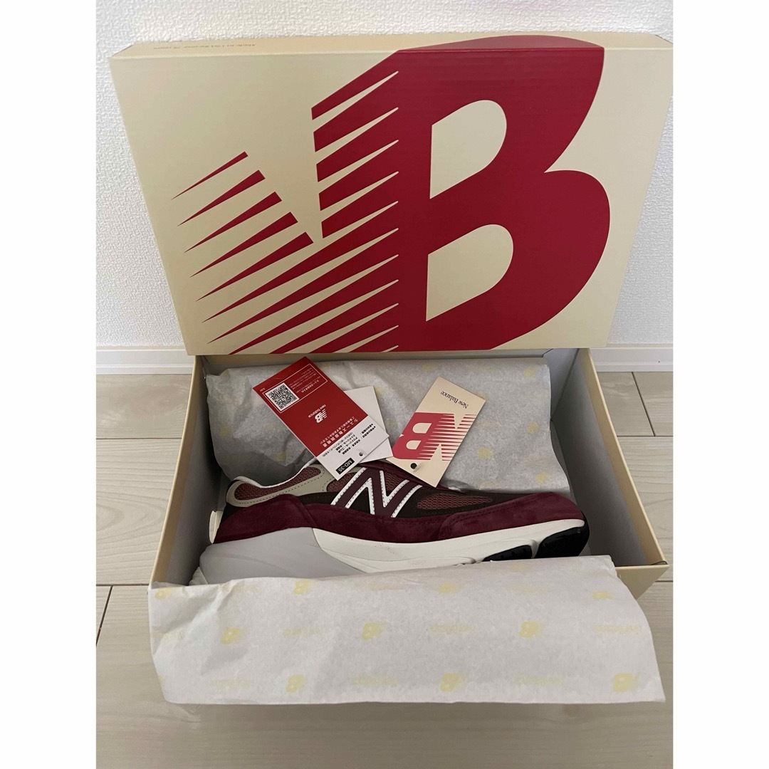New Balance(ニューバランス)の【新品】ニューバランス 990V6 "バーガンディ"(27cm) メンズの靴/シューズ(スニーカー)の商品写真