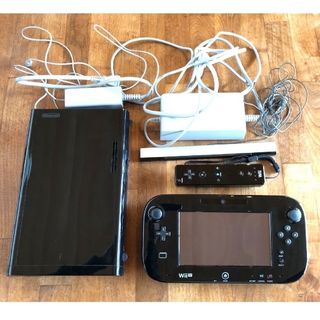 ウィーユー(Wii U)のWii U 32GB プレミアム Kuro ブラックモデル 任天堂(家庭用ゲーム機本体)