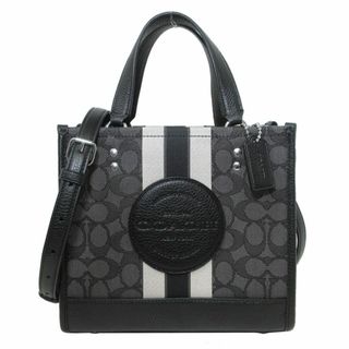 コーチ(COACH)の【新品】 コーチ トートバッグ COACH ジャガード シグネチャー デンプシー 2WAY ミニ トート 22 ハンドバッグ 斜め掛け C8417 SVRT6(ブラックマルチ)アウトレット レディース SIG JAC DMPSY TOT 22(ハンドバッグ)