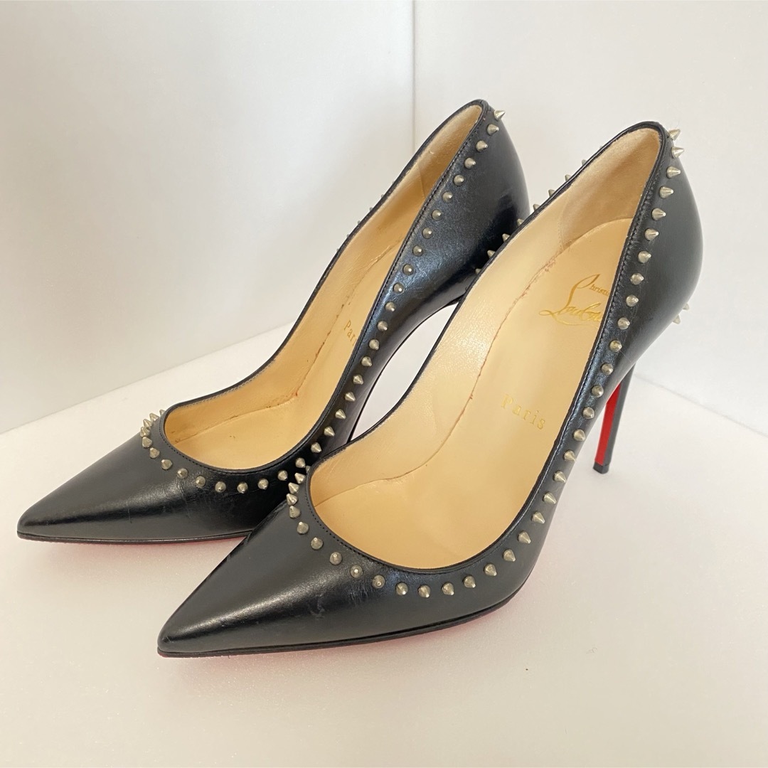 Christian Louboutin(クリスチャンルブタン)の美品 クリスチャンルブタン 36.5/23.5cm ハイヒール スタッズ レディースの靴/シューズ(ハイヒール/パンプス)の商品写真