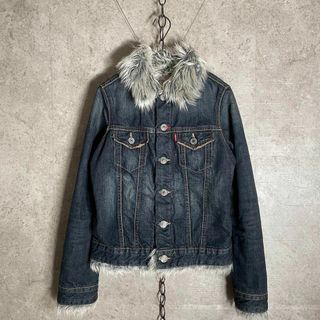 リーバイス(Levi's)のLevi’s Redloop Gジャン 3rd 裏地ファー 78575 シルバー(Gジャン/デニムジャケット)