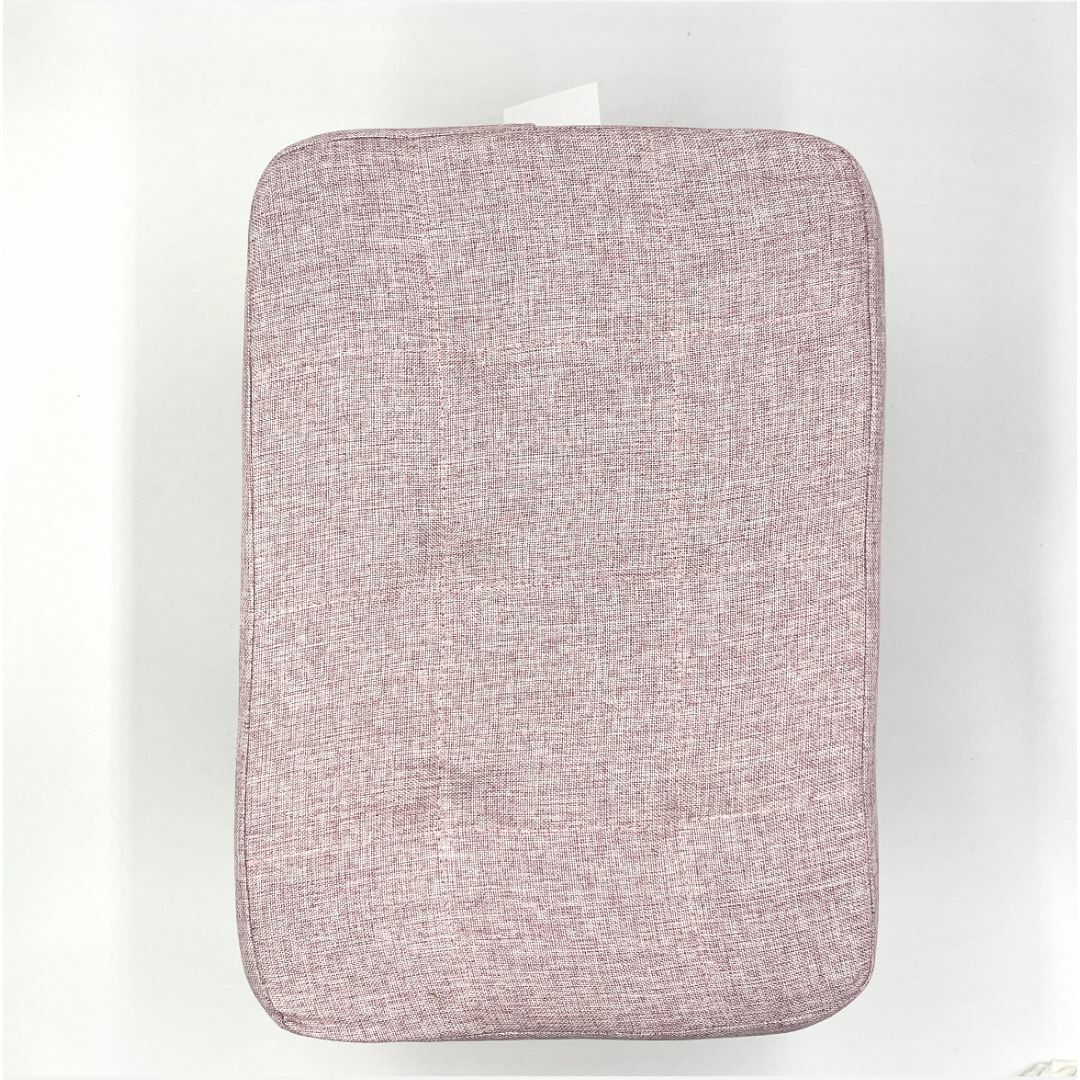 スツール　長方形　チェア　布地　木製　北欧風　椅子　腰掛　パステルカラー　ピンク インテリア/住まい/日用品の椅子/チェア(スツール)の商品写真