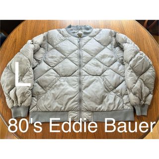 80's VINTAGE Eddie Bauer DOWN JACKET 黒タグ