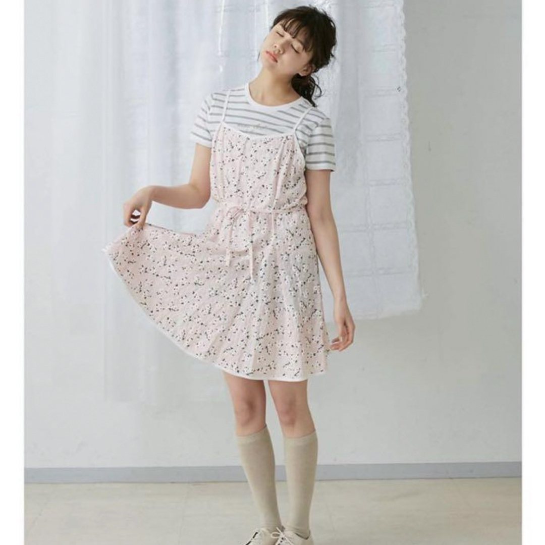 merry jenny(メリージェニー)のメリージェニー ワンピース daisy check shirt&onepiece レディースのワンピース(ミニワンピース)の商品写真