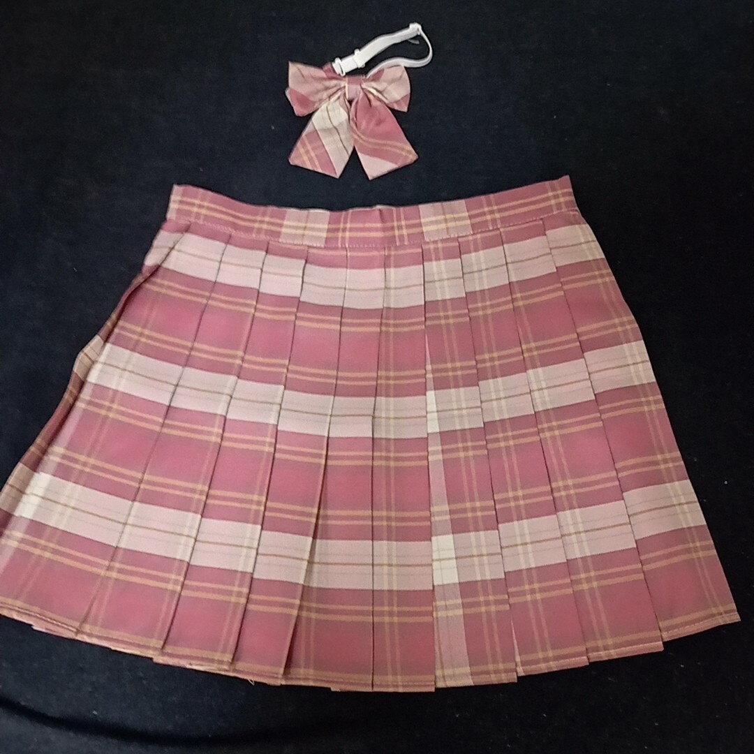 JKスカート 2点セット  チェックスカート プリーツスカート  制服 レディースのスカート(ミニスカート)の商品写真