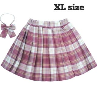 JKスカート 2点セット  チェックスカート プリーツスカート  制服(ミニスカート)