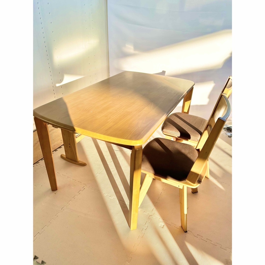 ダイニングベンチ　スツール　ナチュラルインテリア　韓国　椅子　ビンテージ　天然 インテリア/住まい/日用品の椅子/チェア(スツール)の商品写真